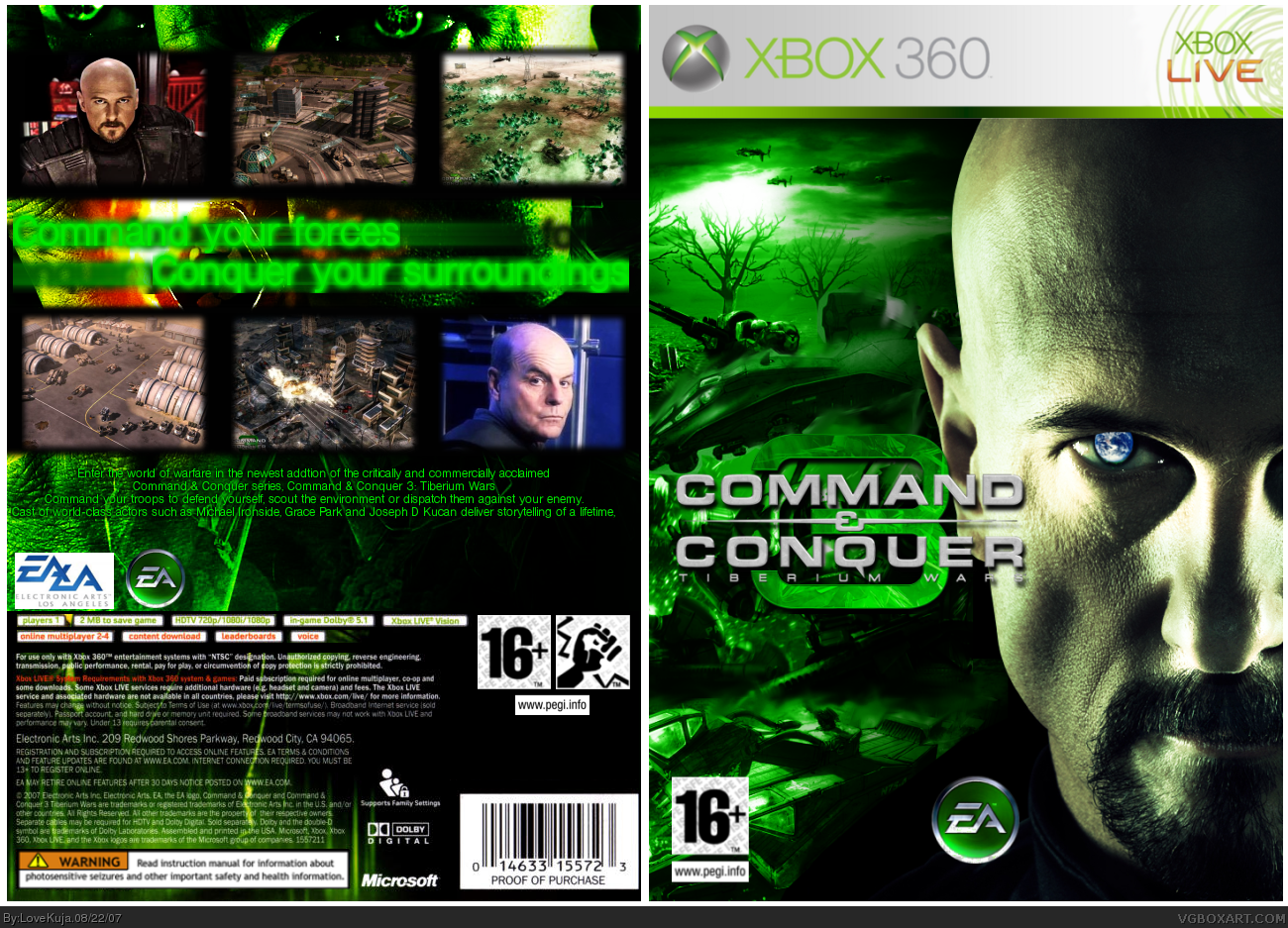Command & Conquer 3: Tiberium Wars box cover