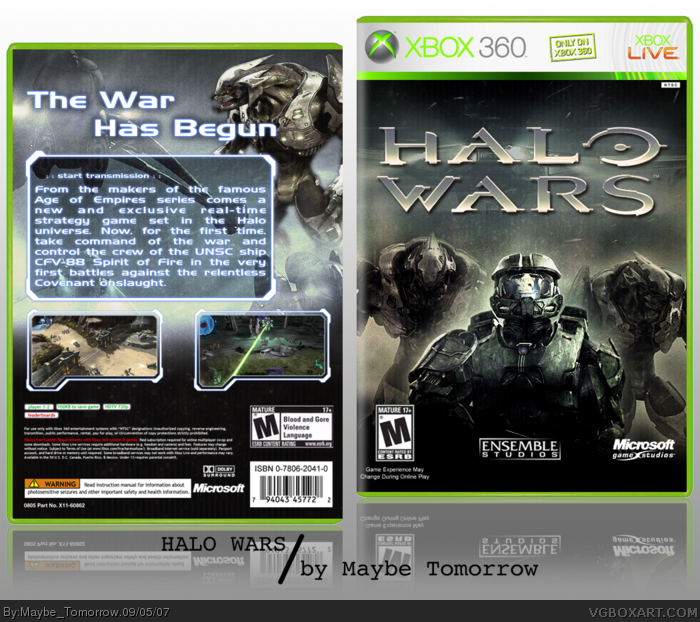 Halo Wars box art cover