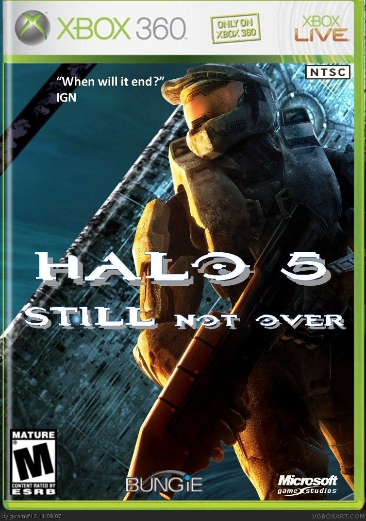 Halo 5:  STILL Not Over box cover