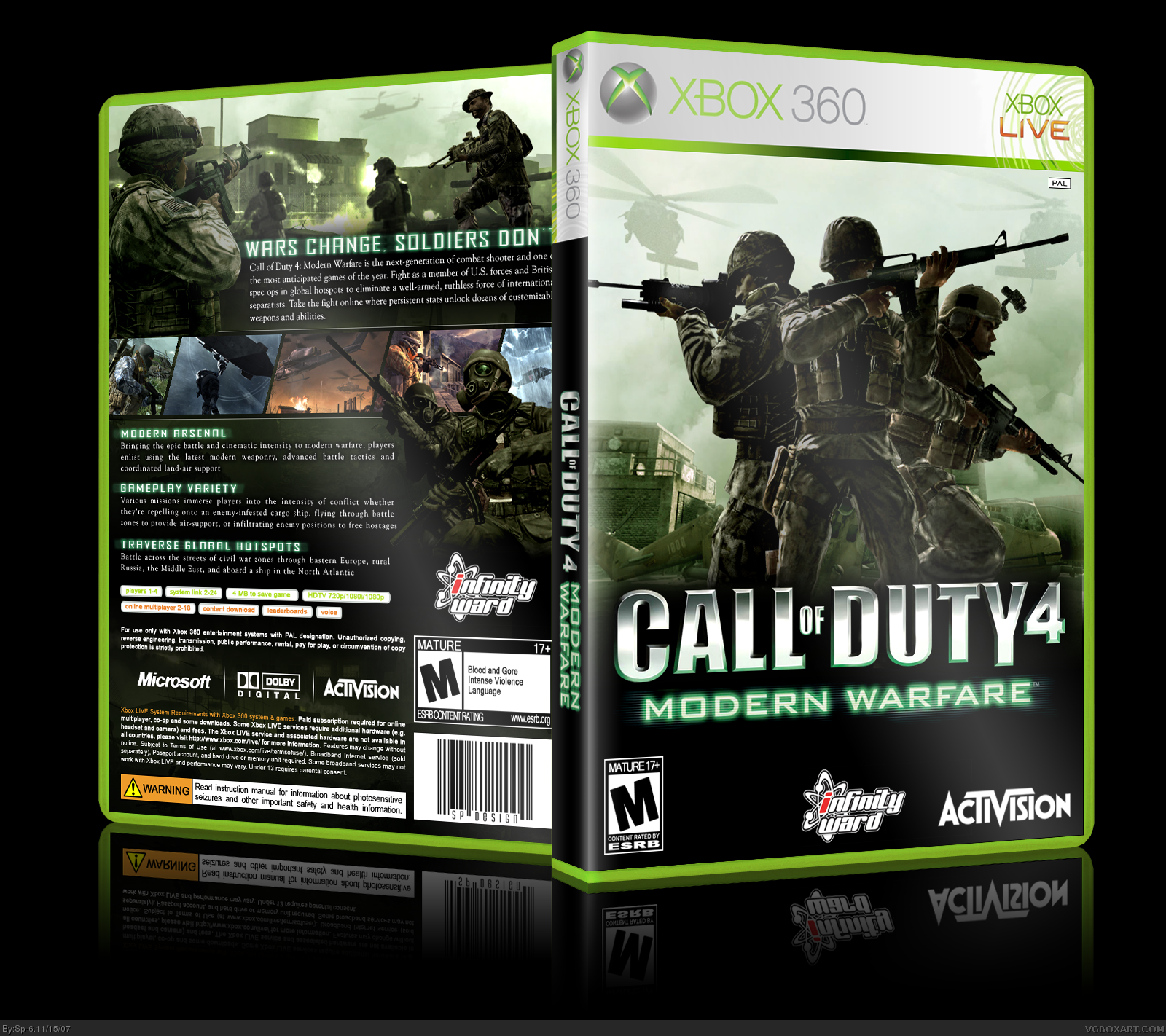 Call of Duty 4: Modern Warfare box cover