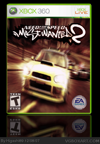 Need For Speed: Most Wanted 2 box cover