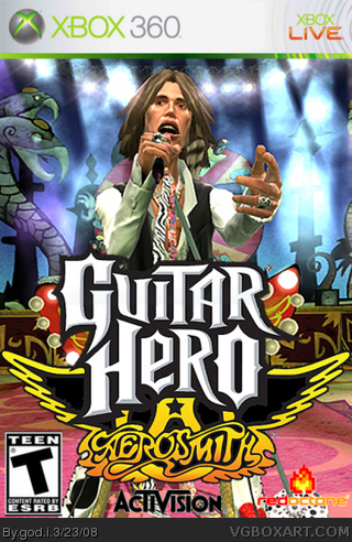 Guitar Hero Aerosmith box cover
