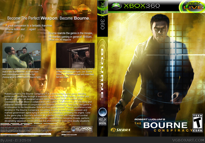 The Bourne Conspiracy box art cover