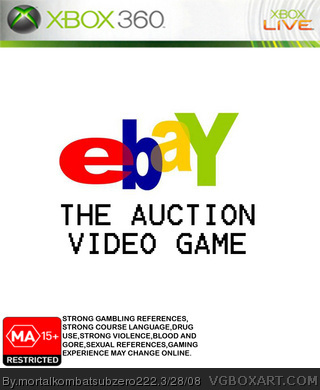 EBAY : The Auction Video Game box art cover