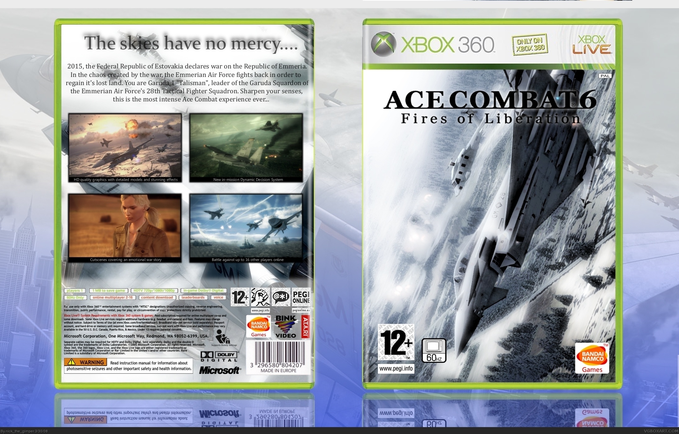 Ace Combat 6:  Fires of Liberation box cover