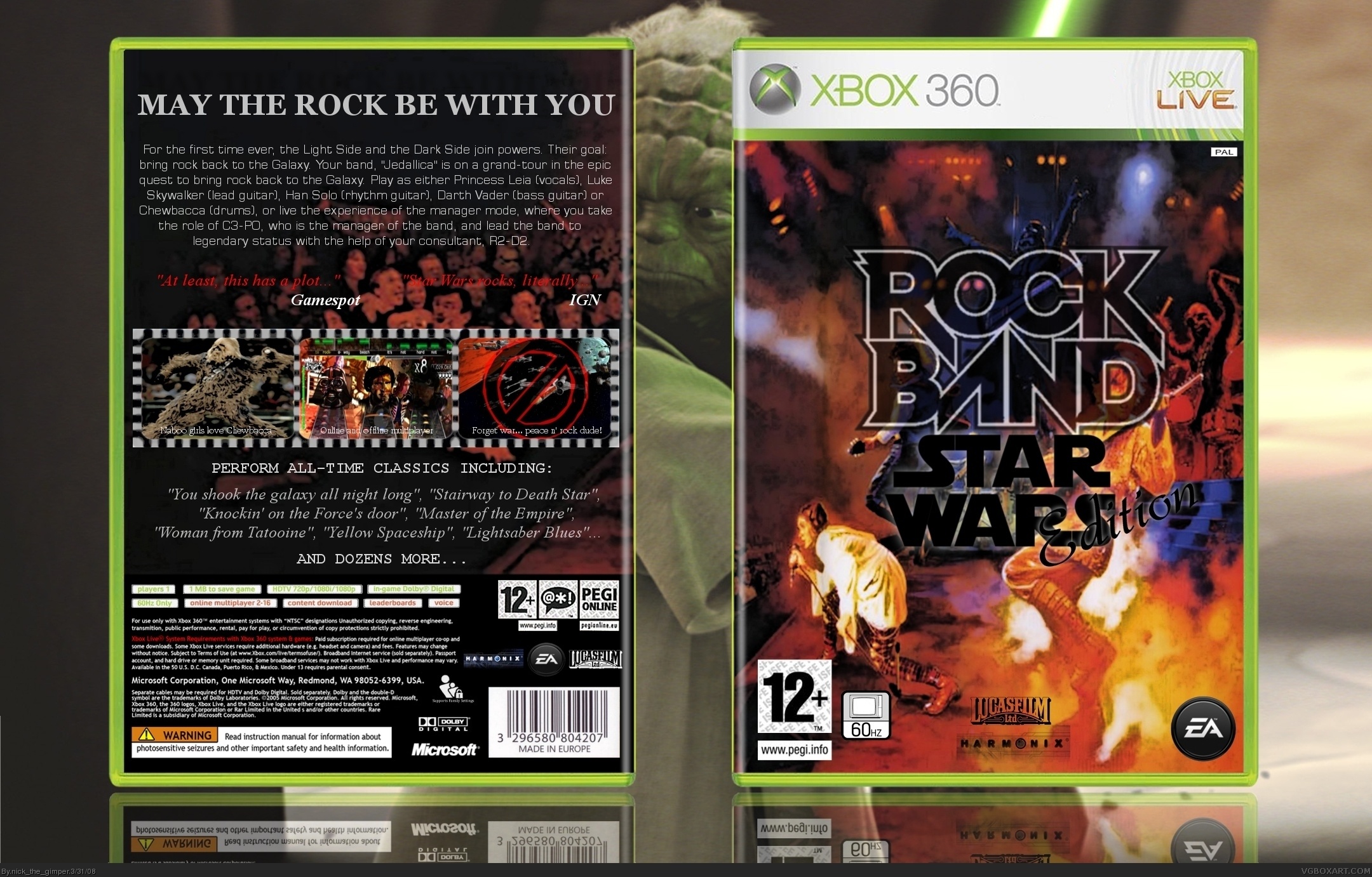 Rock Band: Star Wars Edition box cover