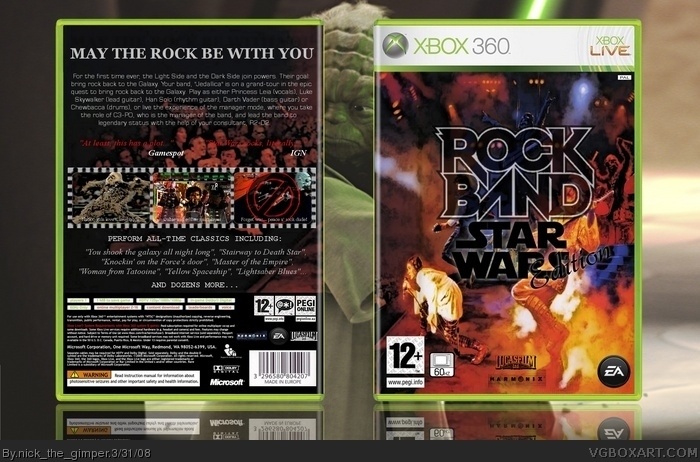 Rock Band: Star Wars Edition box art cover