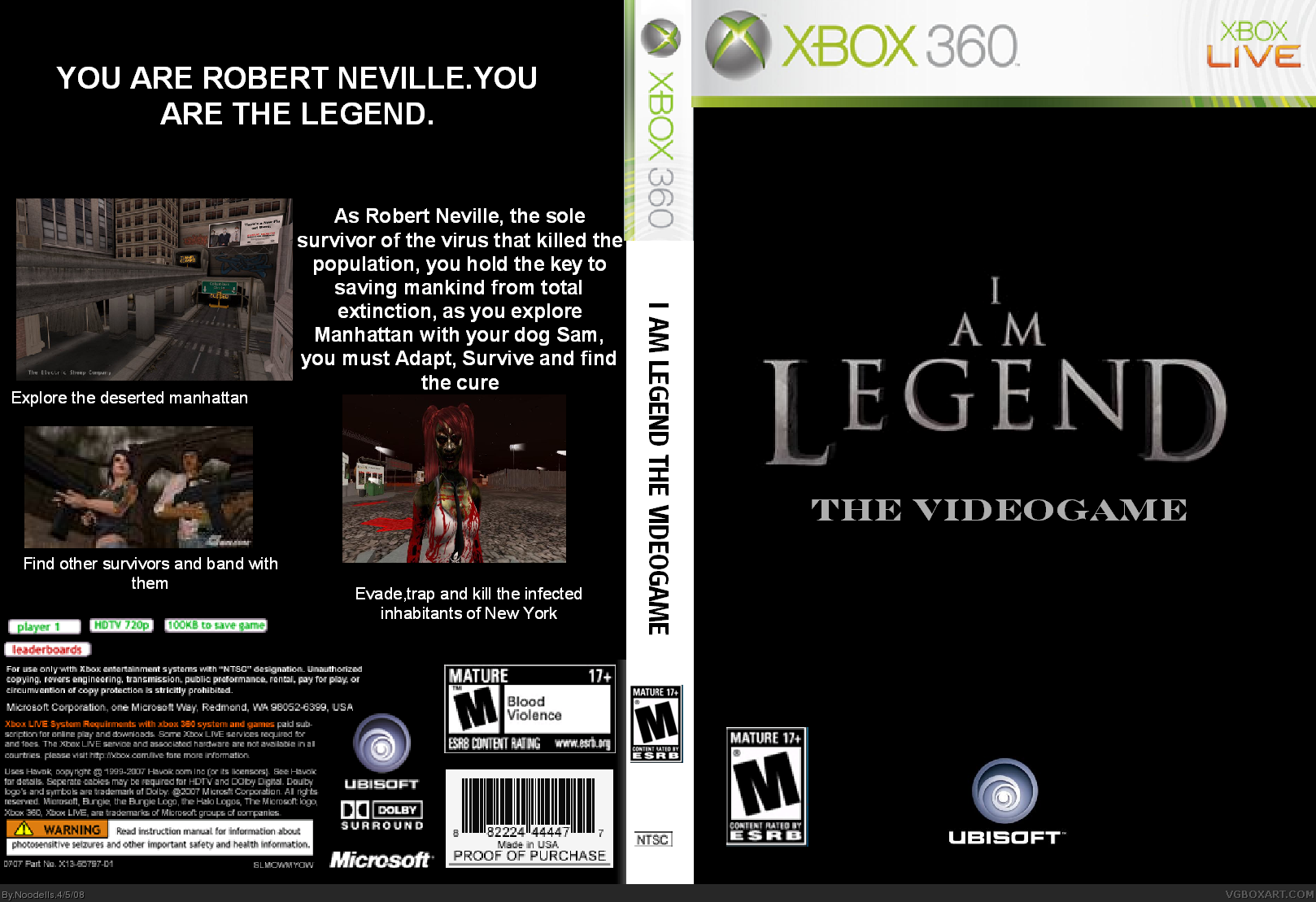 I Am Legend box cover