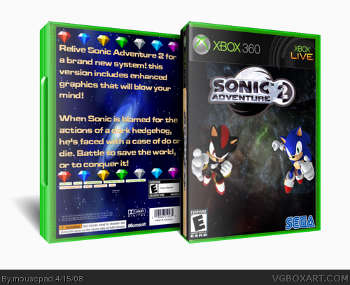 sonic adventure 2 xbox 360 for sale