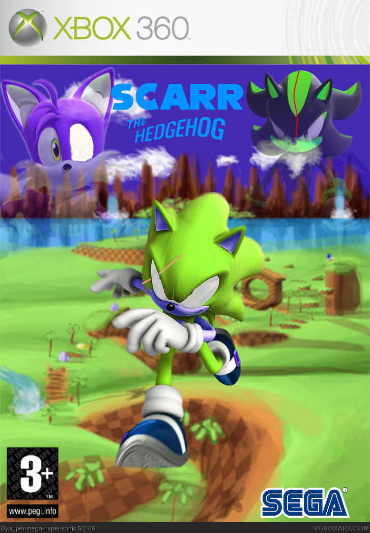 Scarr The Hedgehog box cover