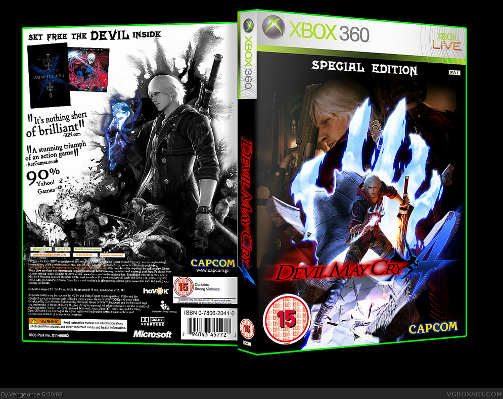 Devil May Cry 4: Limited Edition box cover