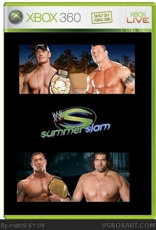 WWE Summerslam box cover