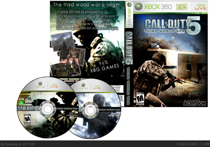 Call of Duty 5 box art cover
