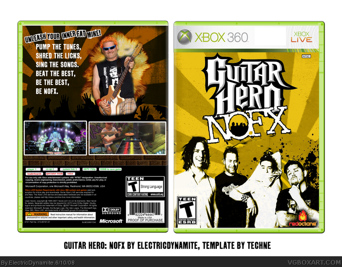 Guitar Hero: NOFX box art cover