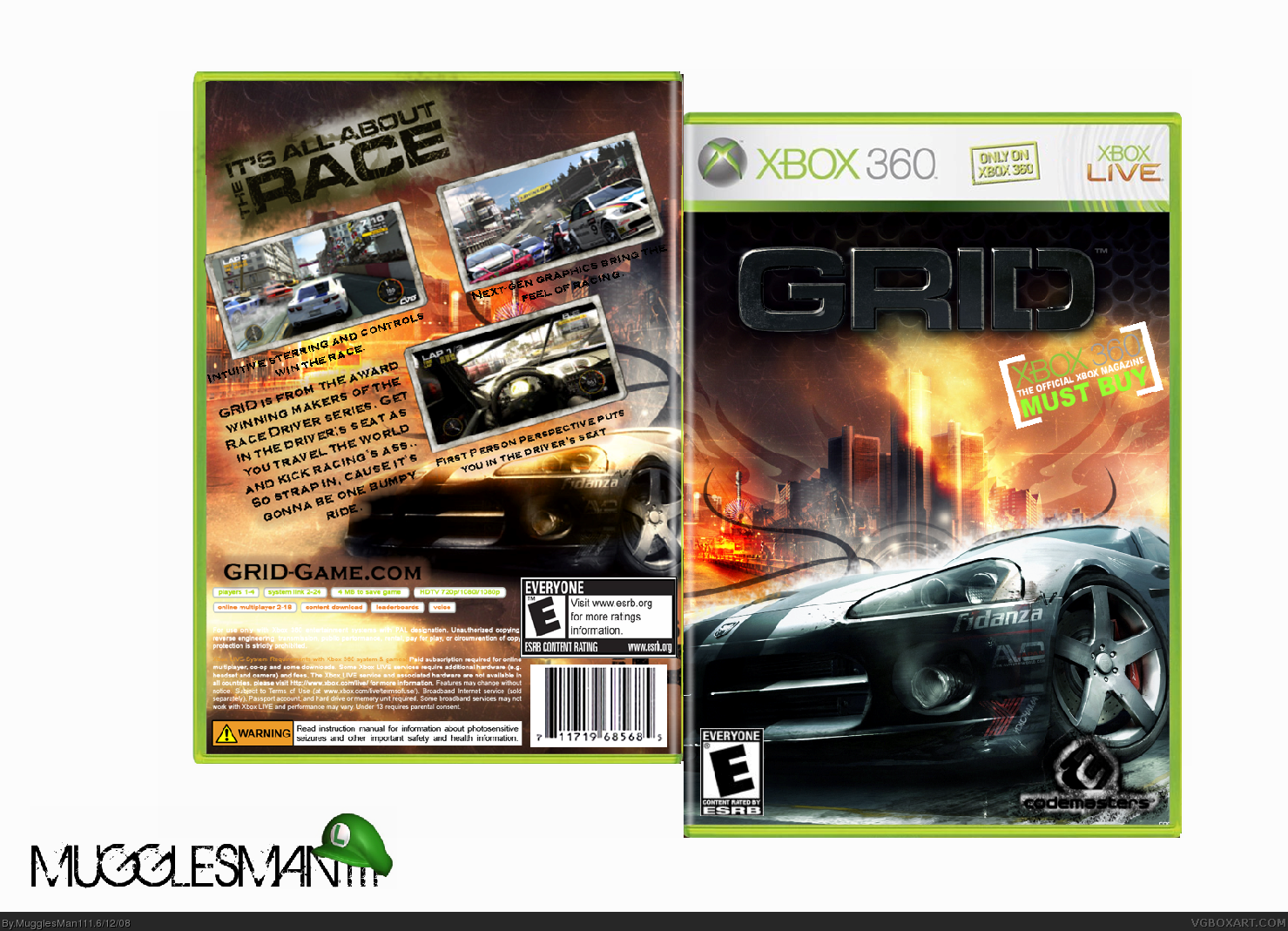 Race Driver: GRID box cover