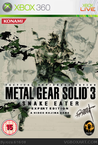 Metal Gear Solid 3: Snake Eater Expert Edition box cover