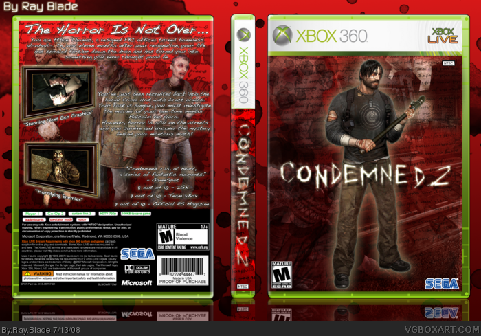 Condemned 2 box art cover