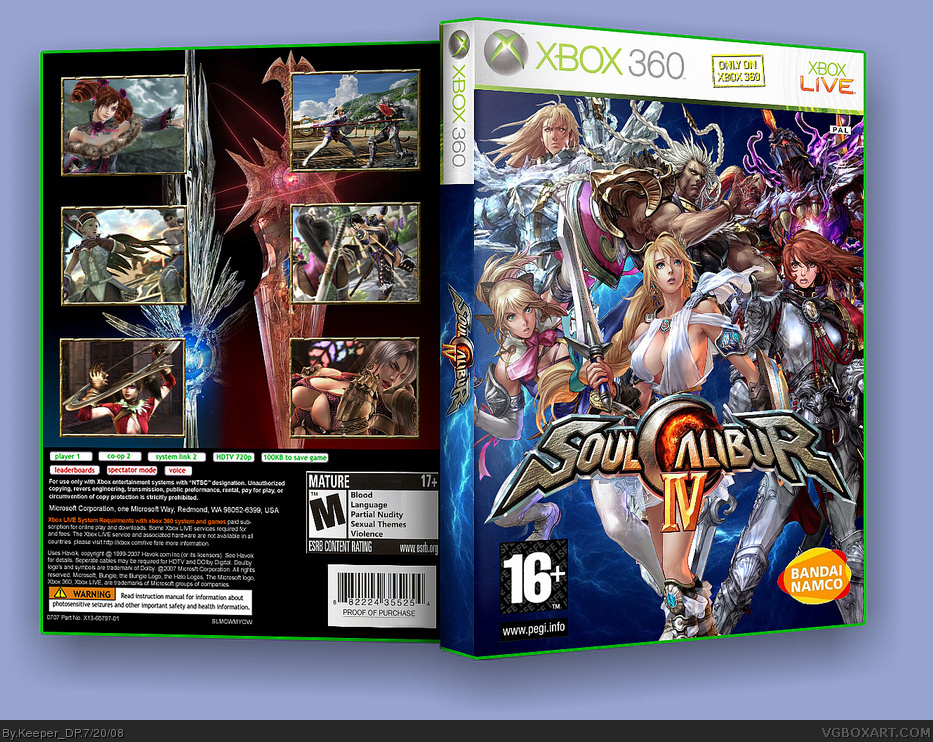 Soulcalibur IV box cover