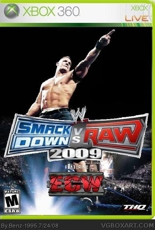 Smackdown VS. Raw 2009 box cover