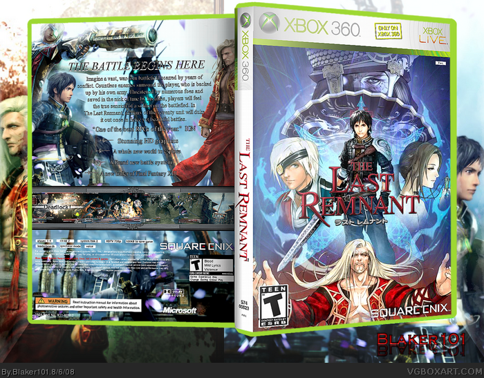 The Last Remnant box art cover