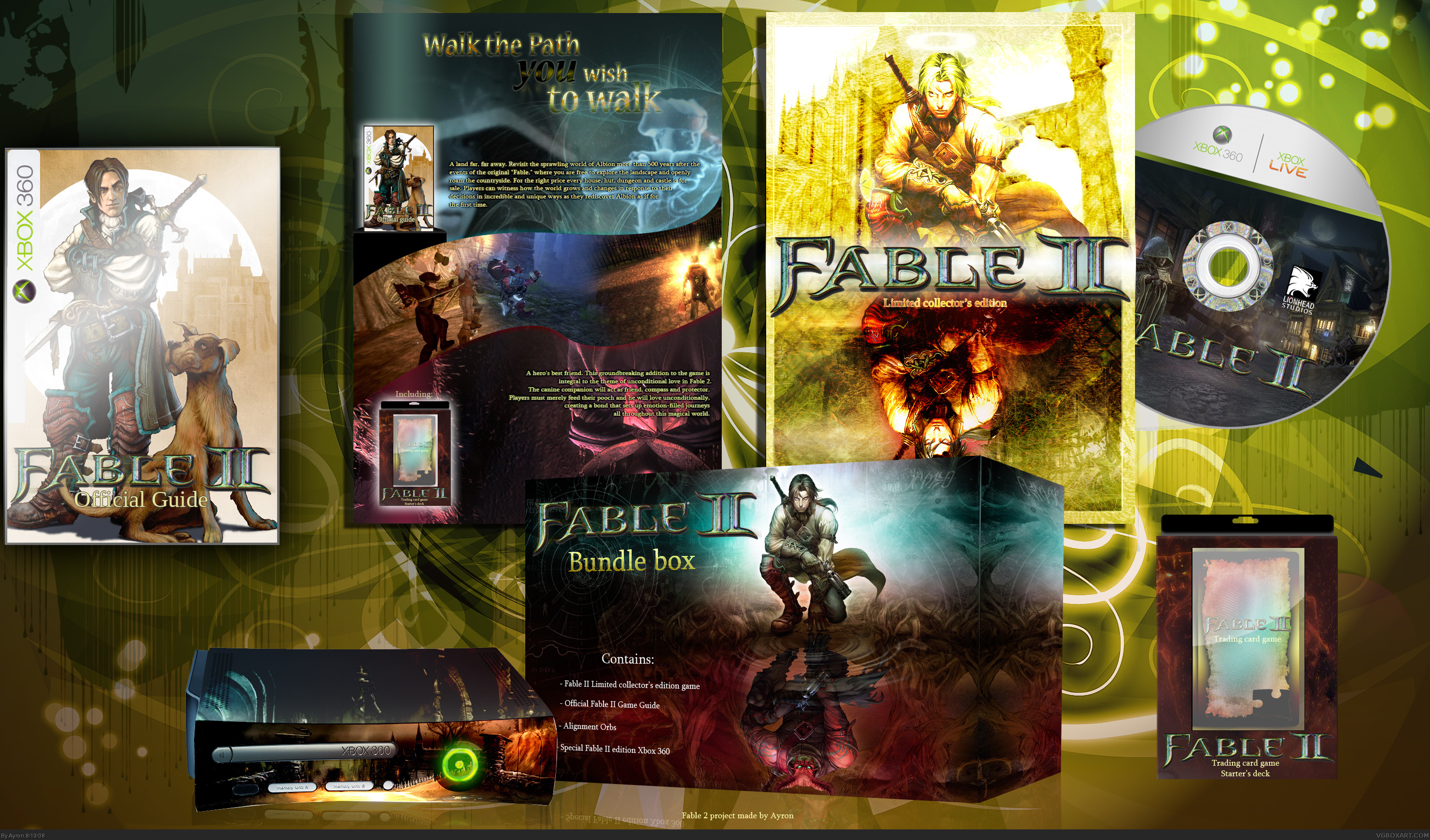 Fable II Limited Collector's Edition Bundle Box box cover