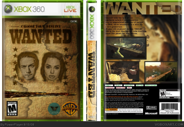 Wanted box art cover