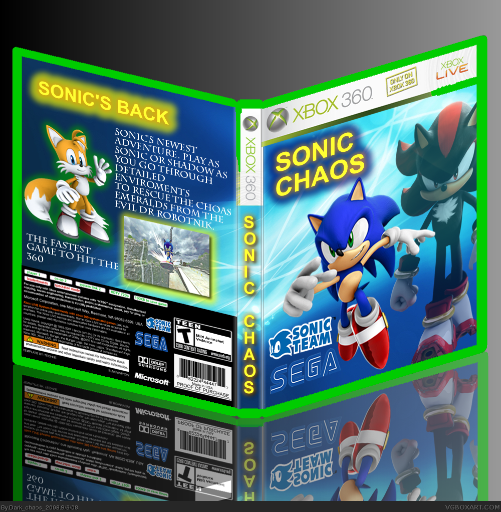 Sonic Chaos box cover