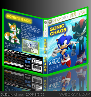 Sonic Chaos box art cover