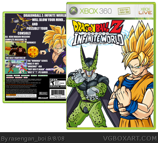 Dragon Ball Z: Infinite World box art cover