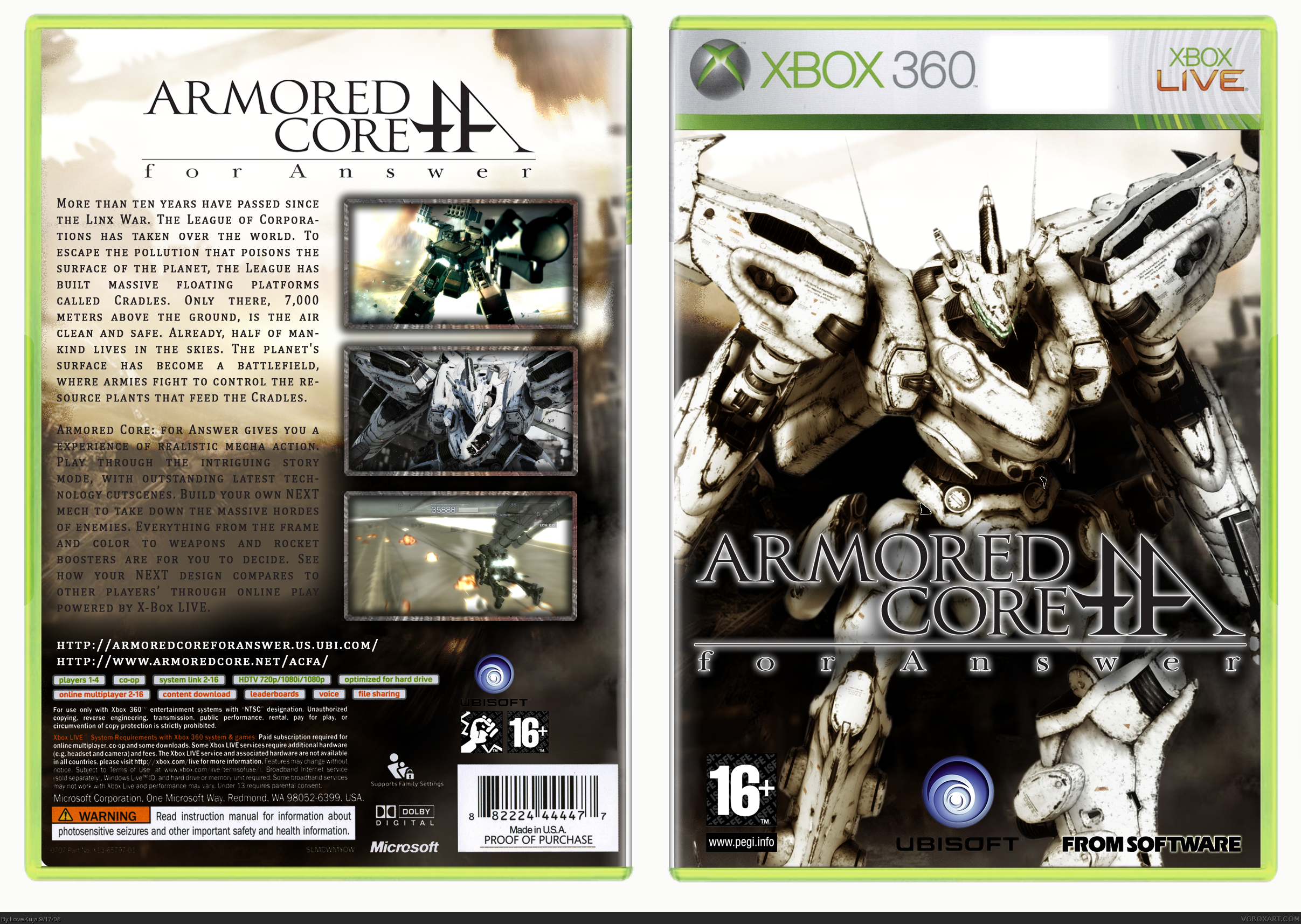 Armored Core: for Answer box cover