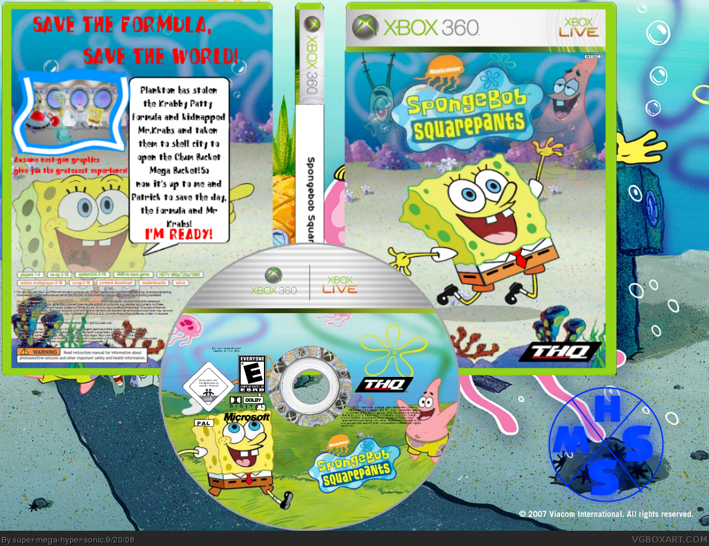SpongeBob squarepants box cover