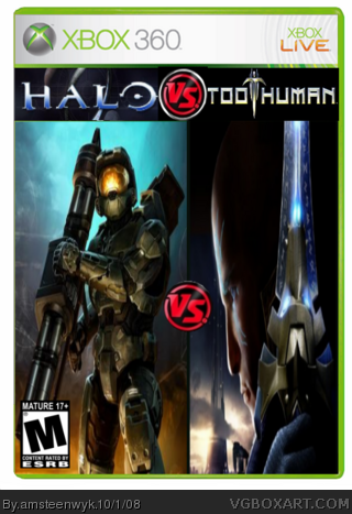Halo vs Too Human box cover
