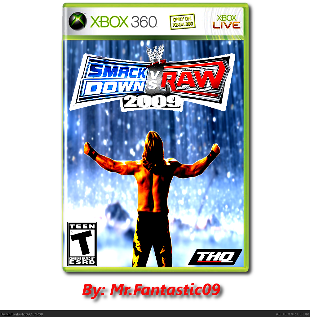 WWE Smackdown vs Raw 2009 box cover