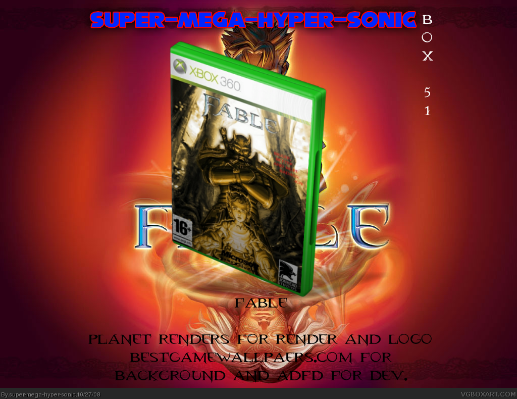 Fable box cover