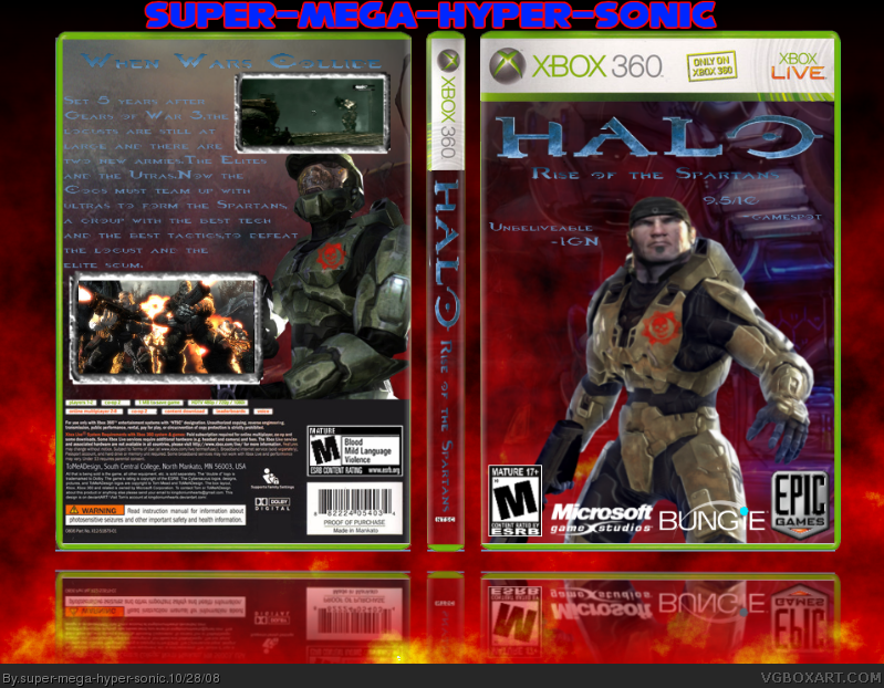 Halo:Rise of the Spartans box cover
