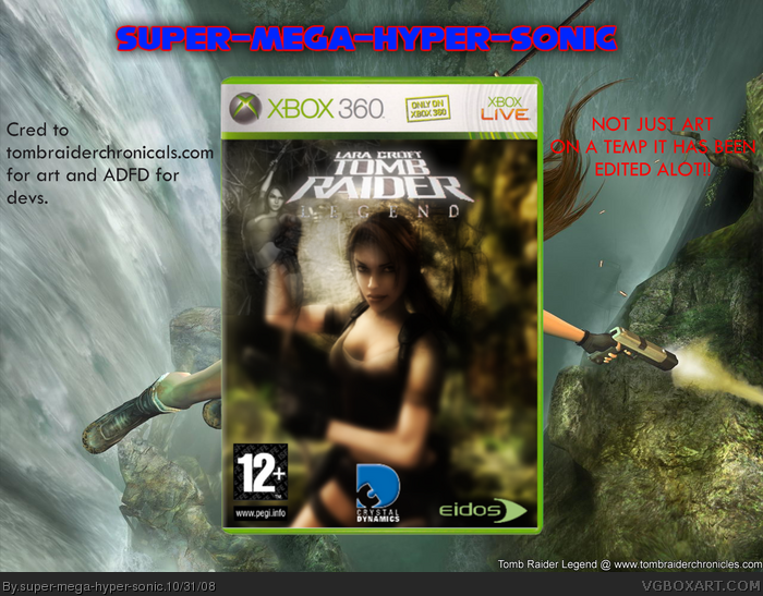 Lara Croft Tomb Raider: Legend box art cover