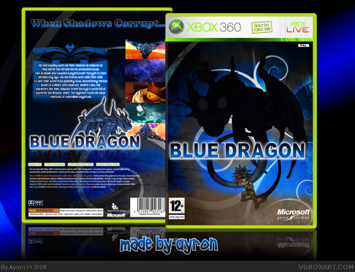 Blue Dragon box art cover