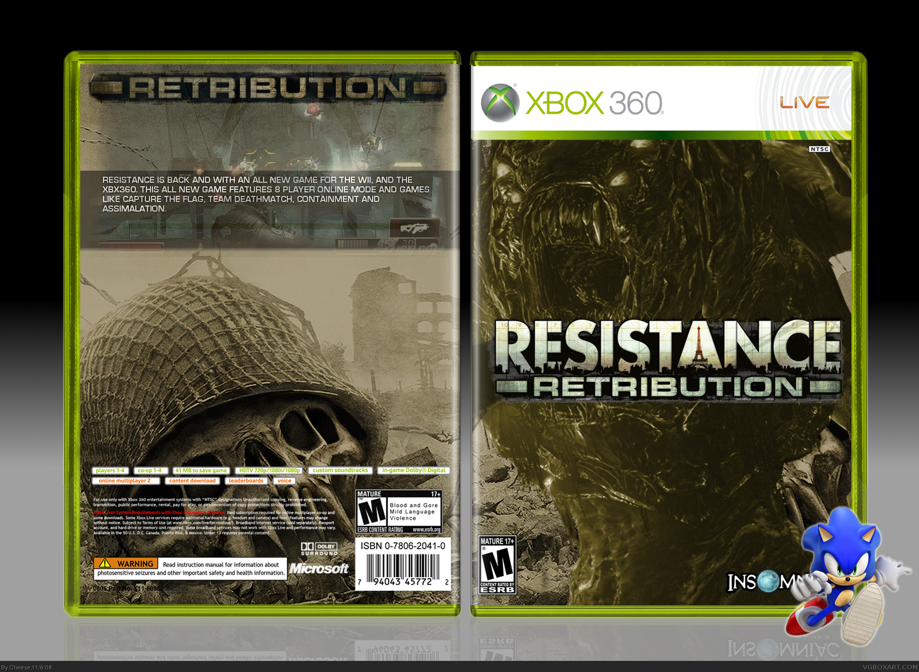 Resistance: Retributation box cover