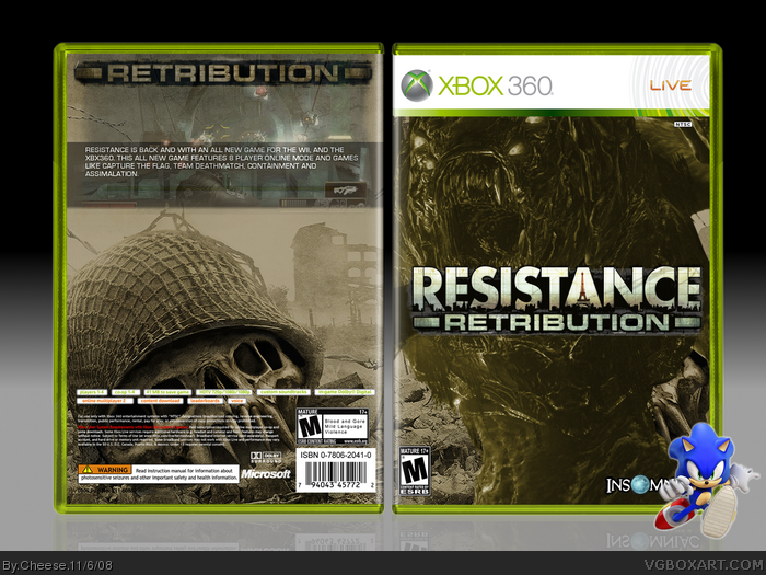 Resistance: Retributation box art cover