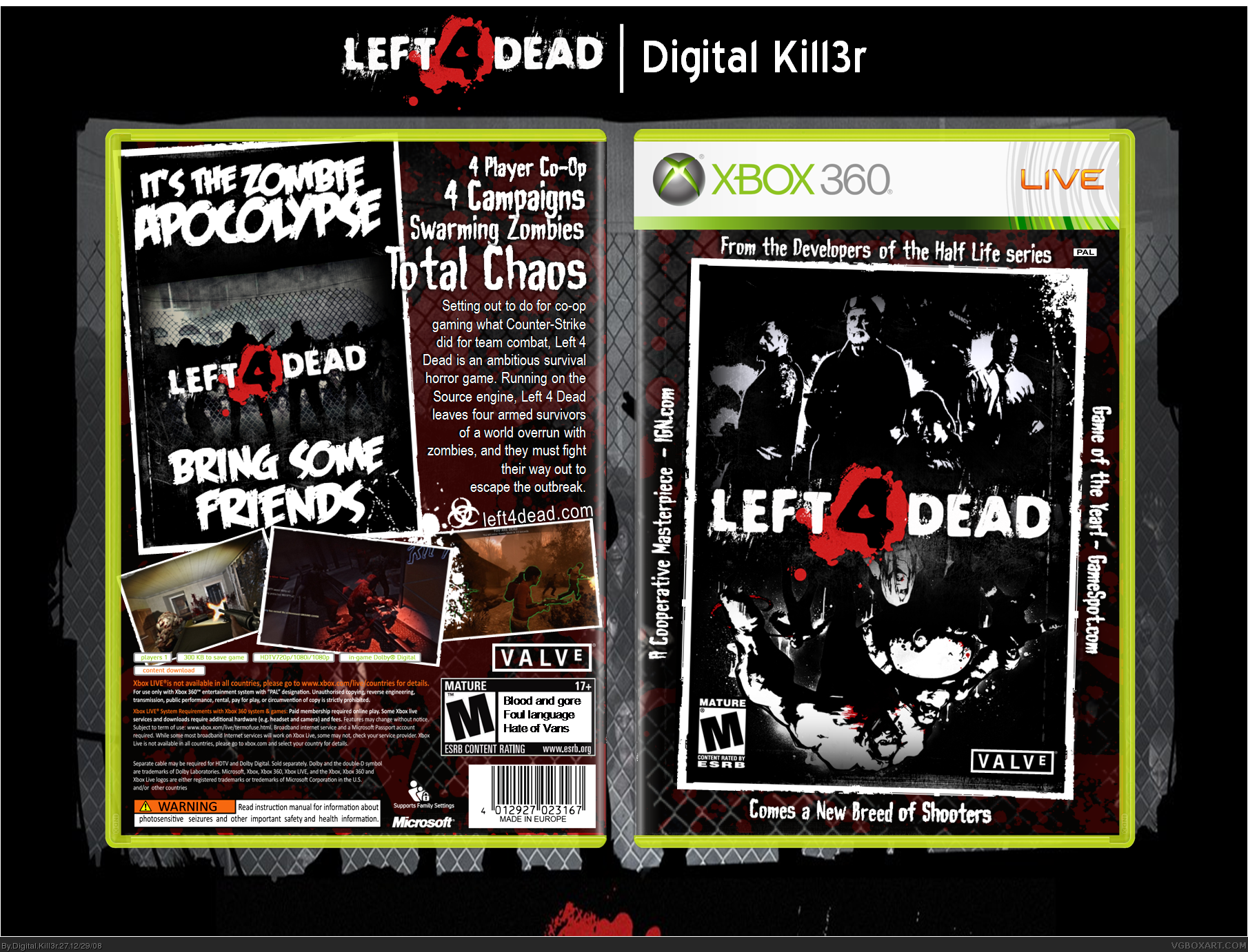 Left 4 Dead box cover