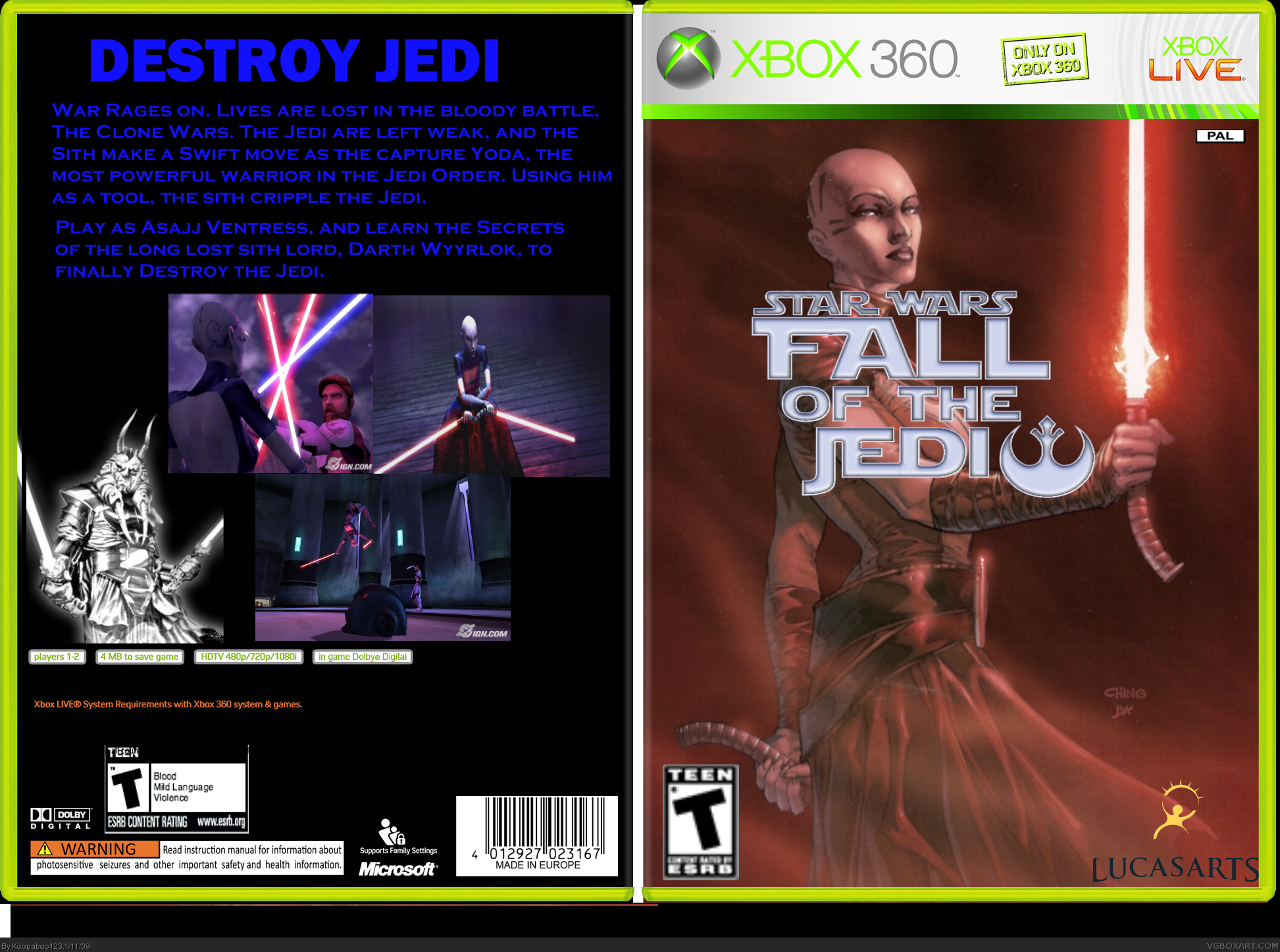 Star Wars: Fall of the Jedi box cover