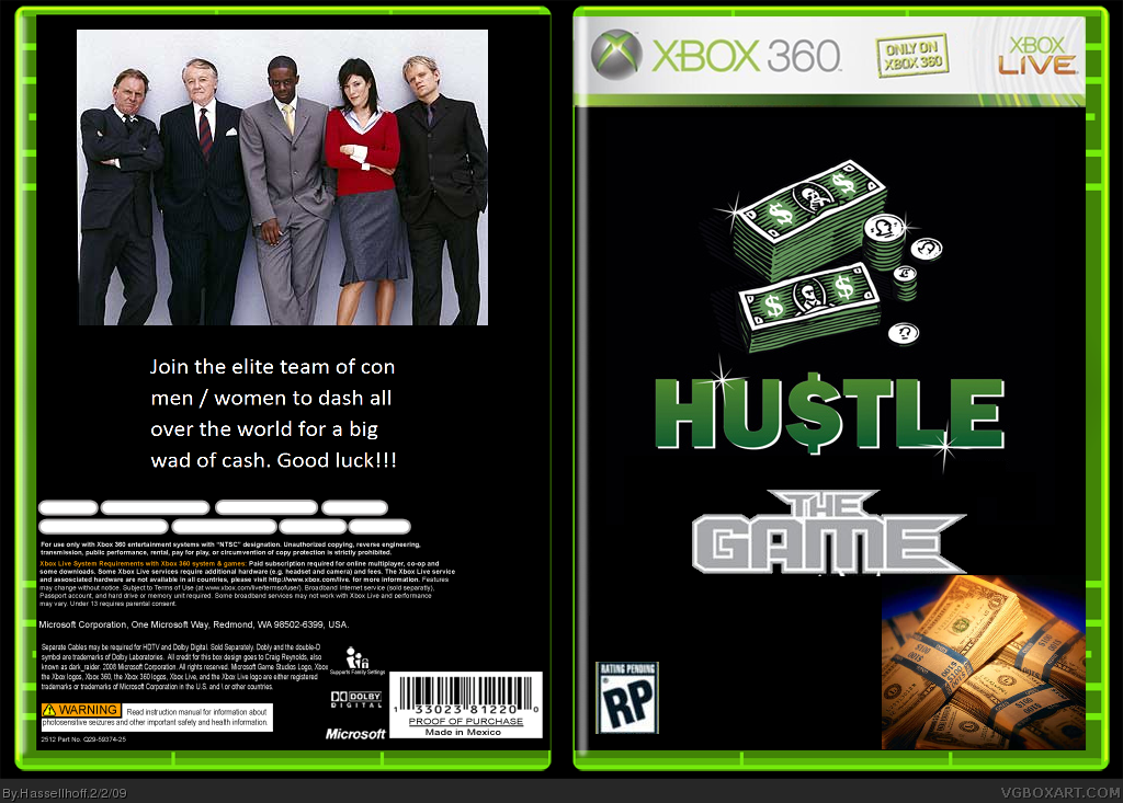 Hustle (The Game) box cover