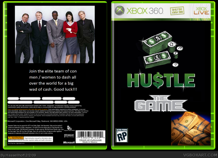 Hustle (The Game) box art cover