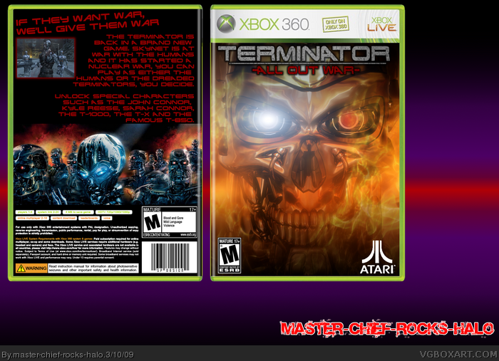 Terminator - All Out War box art cover