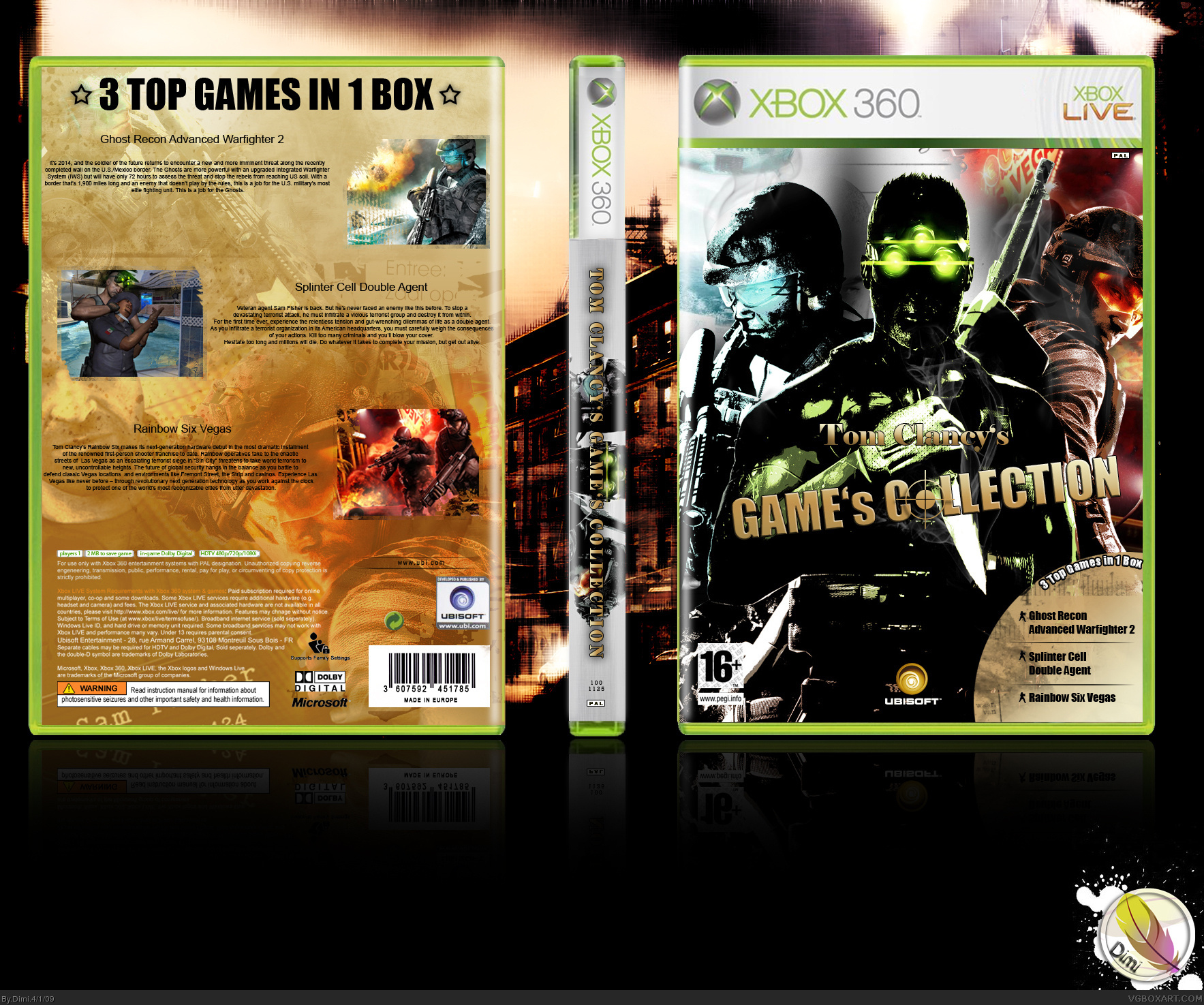 Tom Clancy's Game's Collection box cover