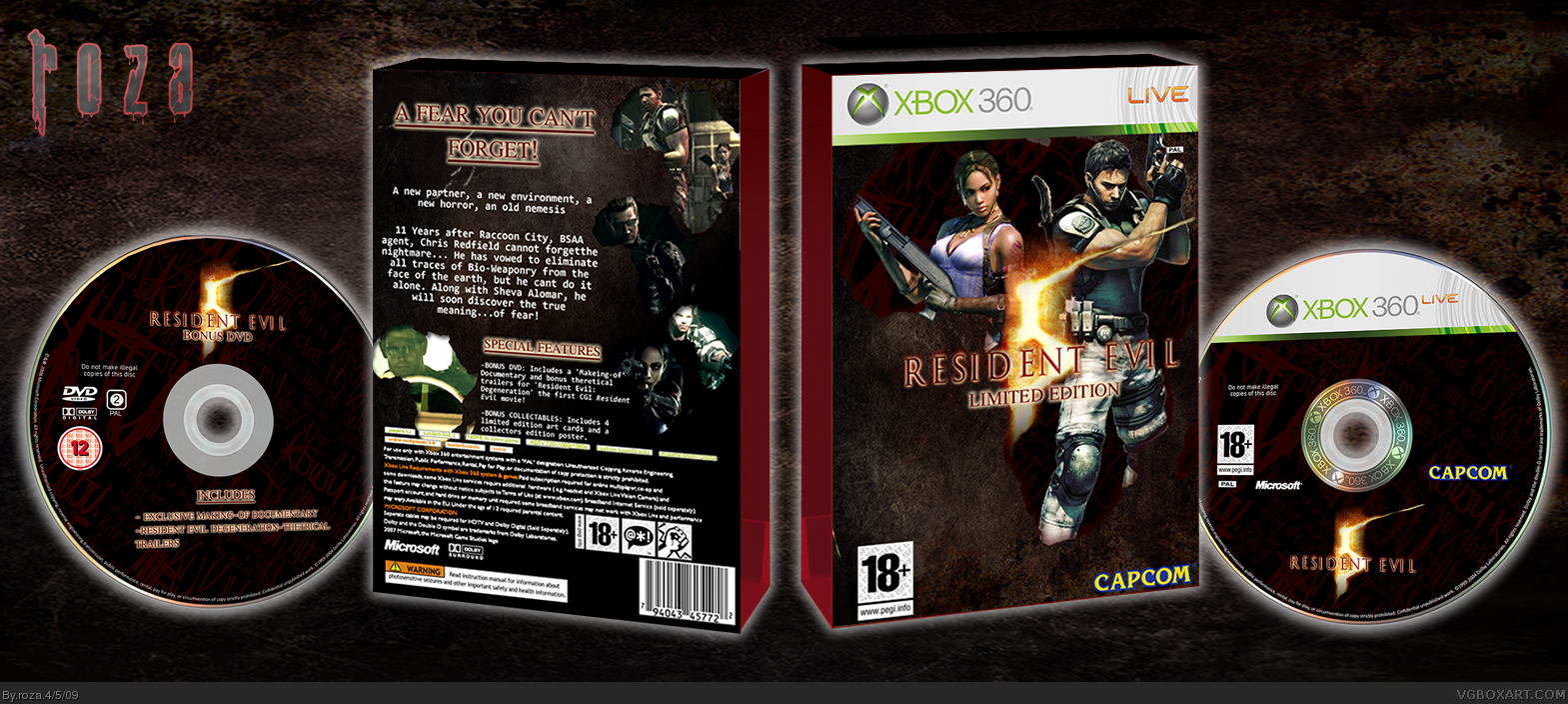 Resident Evil 5: Limited Edition box cover
