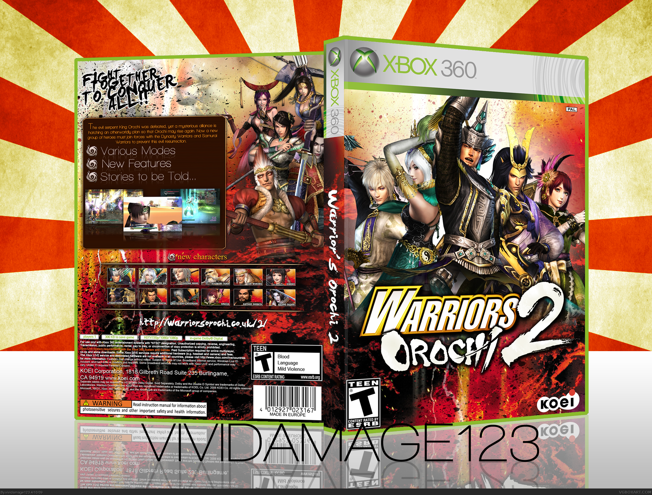 Warrior's Orochi 2 box cover