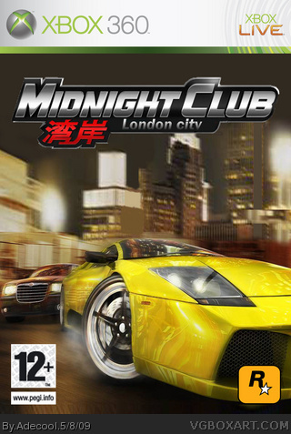 Midnight Club: London City box art cover