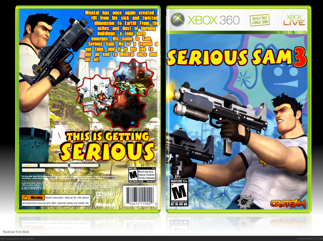 Serious Sam 3 box cover