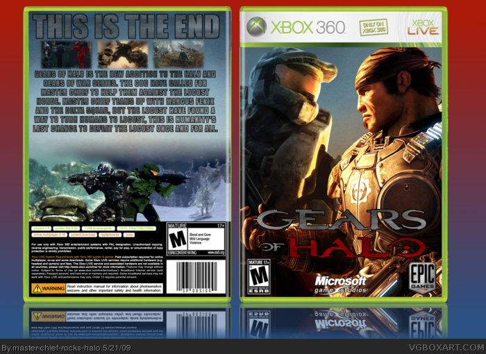 Gears Of Halo box art cover